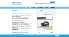 Desktop Screenshot of bookmarky.cz
